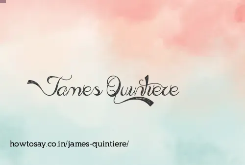 James Quintiere
