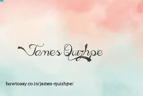 James Quizhpe