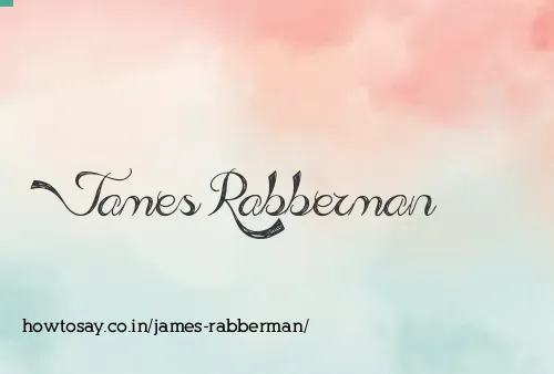 James Rabberman
