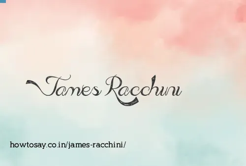 James Racchini