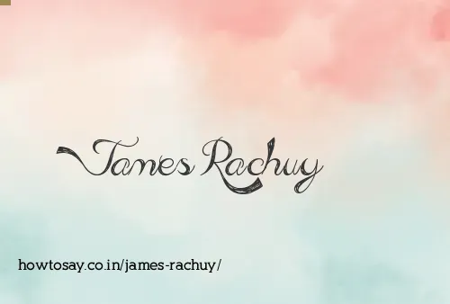 James Rachuy