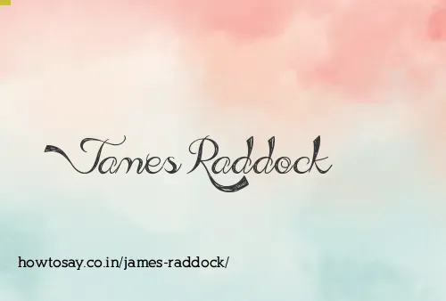 James Raddock