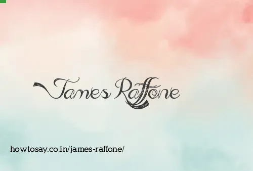 James Raffone