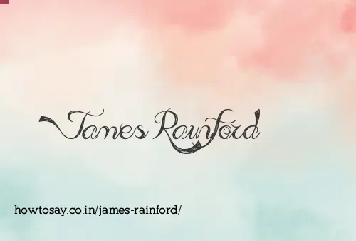 James Rainford