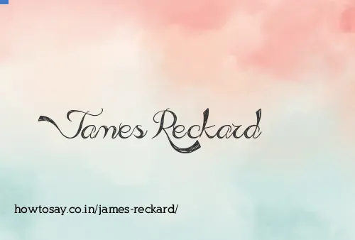 James Reckard