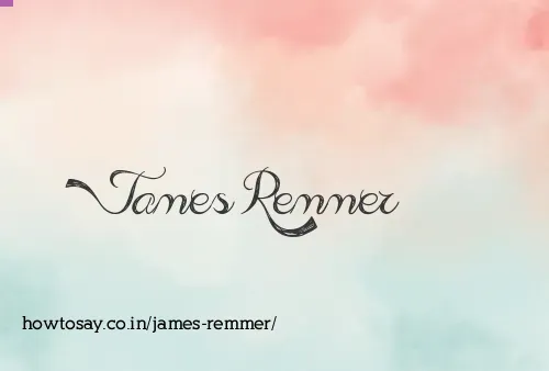 James Remmer