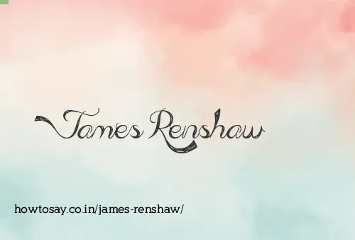 James Renshaw