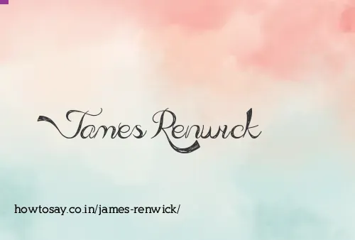 James Renwick