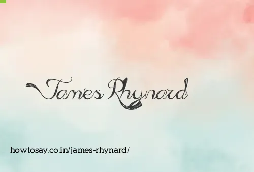 James Rhynard
