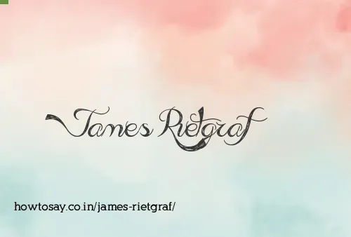 James Rietgraf
