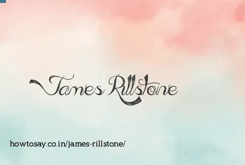 James Rillstone