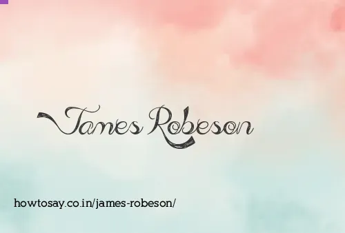 James Robeson