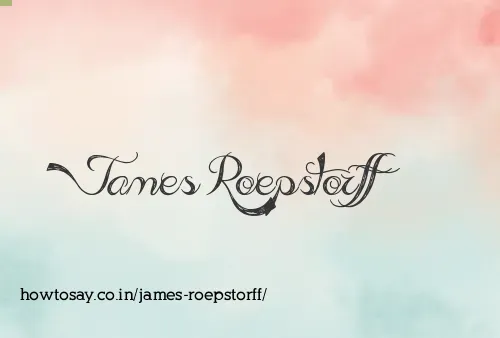 James Roepstorff