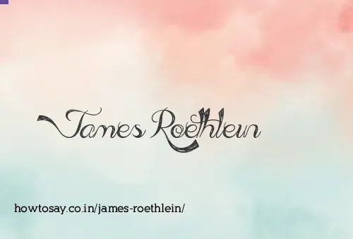 James Roethlein