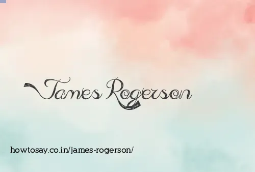 James Rogerson