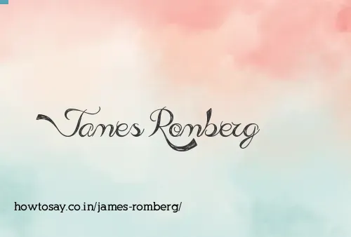 James Romberg