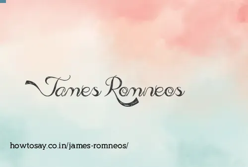 James Romneos