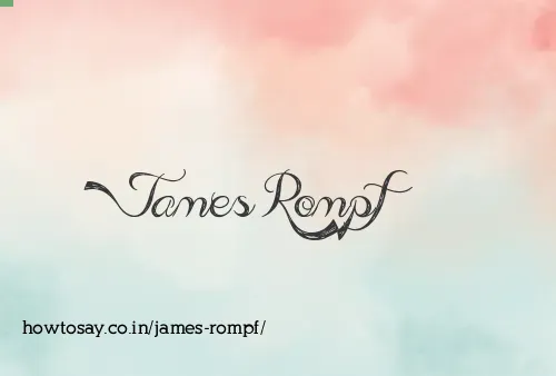 James Rompf