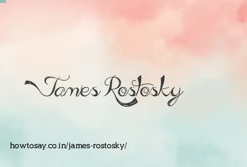 James Rostosky
