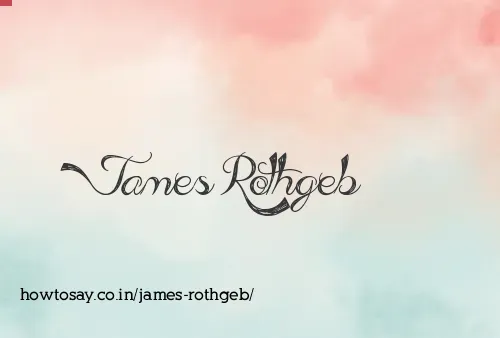 James Rothgeb