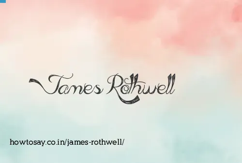 James Rothwell