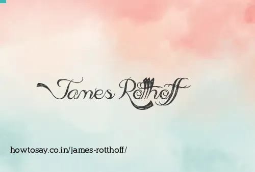 James Rotthoff