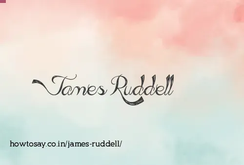James Ruddell