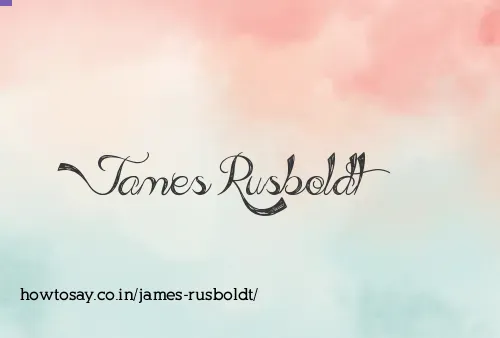 James Rusboldt