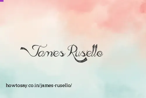 James Rusello