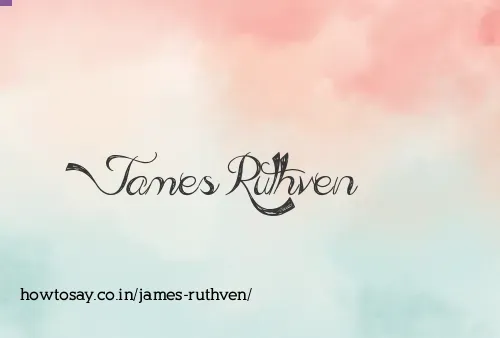 James Ruthven