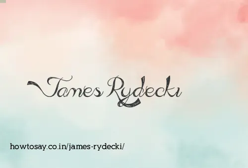 James Rydecki