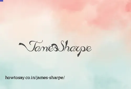 James Sharpe
