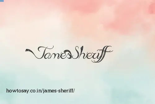 James Sheriff