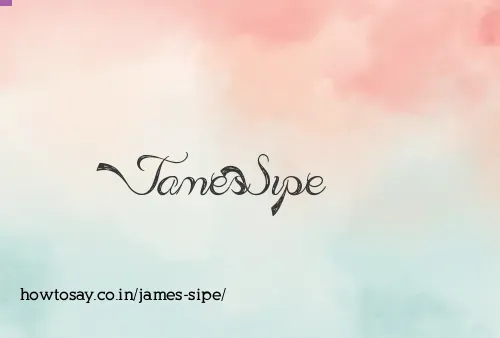 James Sipe