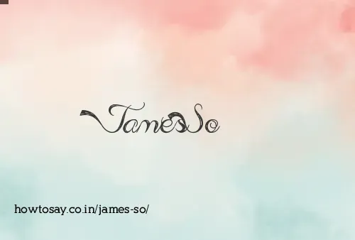 James So