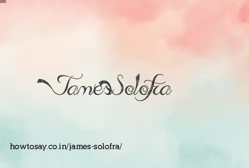 James Solofra