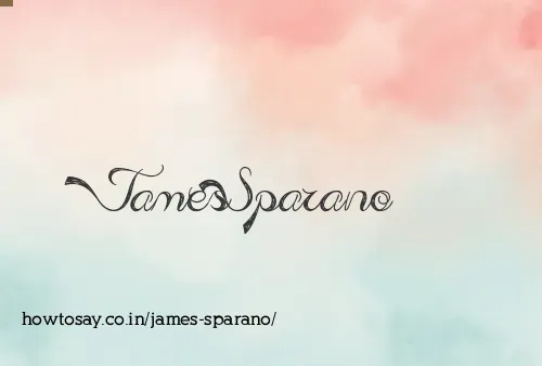 James Sparano