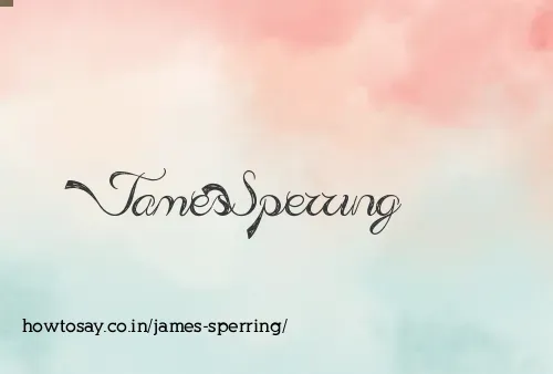 James Sperring