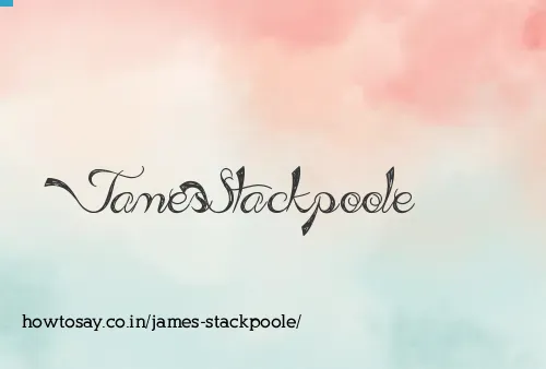 James Stackpoole