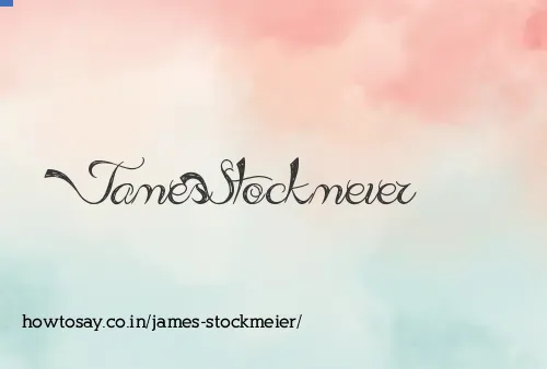 James Stockmeier