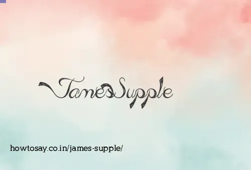 James Supple