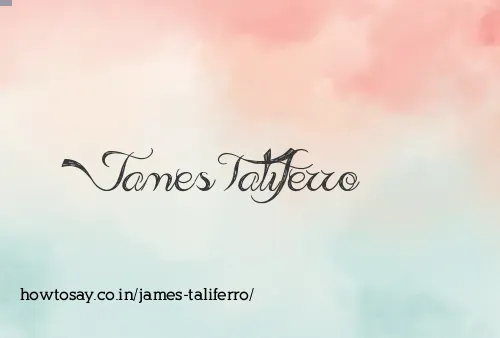 James Taliferro