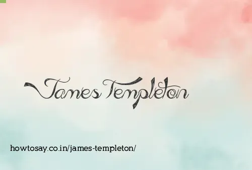 James Templeton