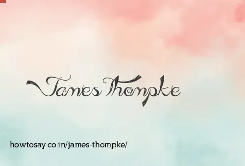 James Thompke