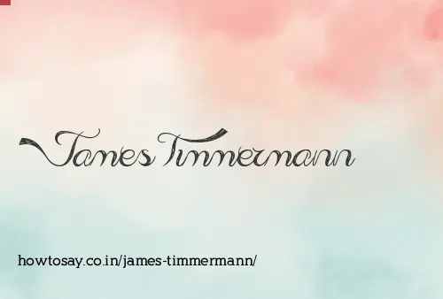 James Timmermann
