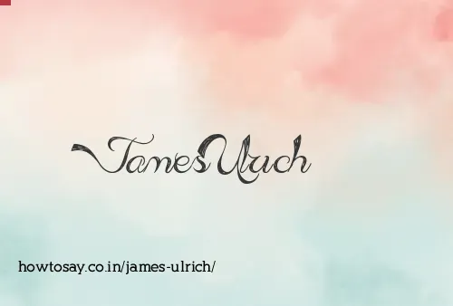 James Ulrich