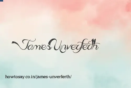 James Unverferth