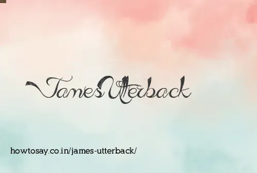 James Utterback