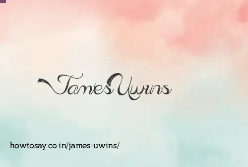 James Uwins