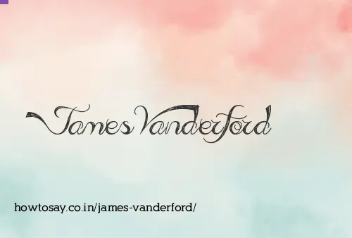 James Vanderford